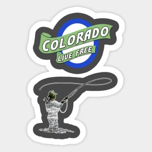 Colorado Fly Fishing Sticker